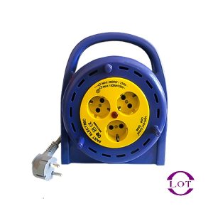 سه خانه برق ریلی ارت دار پارت مدل 535 کابل 10 متر