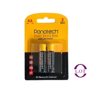 باتری قلمی پاناتک مدل R6P بسته 2 عددی