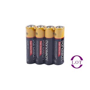 باتری نیم قلمی شیرینک پاناتک مدل R03P بسته 4 عددی